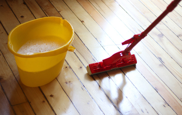 cleaning wood floors